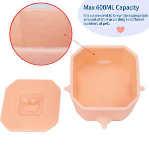 Mangeoire à lait pour chiots avec tétines, <span class=keywords><strong>tétine</strong></span> pour chatons, station d'alimentation pour chiots, <span class=keywords><strong>tétine</strong></span> en silicone, <span class=keywords><strong>tétine</strong></span> en <span class=keywords><strong>caoutchouc</strong></span> pour chien, fournitures pour chiens - Product Image 4