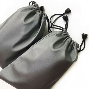 Brand New Custom Logo Luxury Wig Bag <b>Drawstring</b> Storage Packaging <b>Pouch</b> Hair Extension Silk Satin Bags for Wigs Hair Bundles - Product Image 2