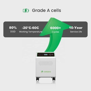 Portable Home 24V 135Ah 3KW All in One Controller <b>Backup</b> <b>Battery</b> Smart Solar with Pure Sine Wave BMS - Product Image 4