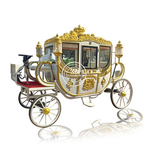 Carroza Eléctrica sin Caballos de 4 Ruedas OEM Royal para Recorridos Navideños, Fabricante - Product Image 3