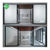 Elektrisch Schaltbare Selbstklebende Privatsphäre-Glasfolie Smart Window Film für Zuhause