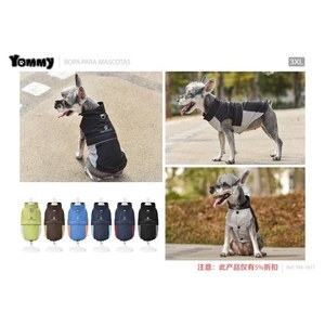 Impermeable para Perros Yommy Talla SXL con Malla Interior, Ropa para Mascotas para Uso en Exteriores - Product Image 3