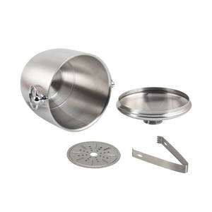 Stainless Steel 2L Double-Walled <b>Ice</b> <b>Bucket</b> <b>with</b> <b>Lid</b> for Cooling Beer for Champagne Wine and Fruit at Parties - Product Image 3