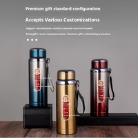 Gran CAPACIDAD DE ACERO INOXIDABLE Star Pot termo al vacío taza engrosada taza de agua portátil para hombres para deportes al aire libre y viajes