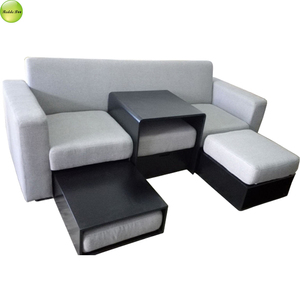 Sofá <span class=keywords><strong>Cama</strong></span> Multifuncional de Tela de Tres Plazas, <span class=keywords><strong>Elegante</strong></span> y Cómodo, con Mesa de Centro y Cajón, Personalizado de Fábrica - Product Image 1