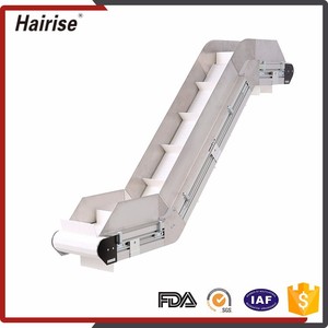 Transportador Automático Inclinado Tipo Z Antibacteriano para Bolsas de Alimentos Listas para Llevar, para Empacar Productos Terminados en Tiendas de Alimentos - Product Image 5