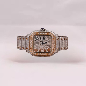 Reloj de Lujo Clásico para Hombre en Oferta, con Bisel de Diamantes Moissanite, para Oficina, Fiestas, Bodas y Eventos, Disponible al Mejor Precio del Mercado - Product Image 1