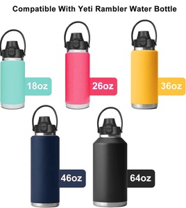 Bouteille d'eau pour boisson Bouteille à vide personnalisée Bouteille d'eau chaude isolée pour le <span class=keywords><strong>sport</strong></span> en acier inoxydable froid avec couvercle en paille - Product Image 5