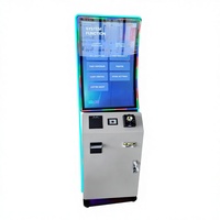 FUNOVA Borne de Recharge Sans Espèces 32 Pouces pour Centres de Jeux, Distributeur Automatique de Cartes et de Services en Libre-Service