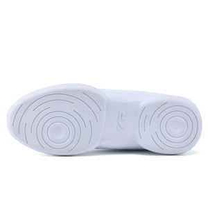 Yingrui microfibra cuero gimnasio niñas blanco aeróbico zapatos jóvenes porristas entrenamiento atlético cómodo Jazz zapatos - Product Image 5