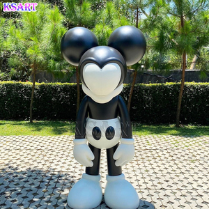 Escultura Abstracta de <span class=keywords><strong>Mickey</strong></span> en Resina, Fabricada en Fábrica, para Decoración del Hogar, Sala de Estar, Tienda, Estatua de Dibujos Animados de Gran Tamaño para Decoración de Interiores - Product Image 4