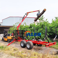 Tracteur forestier bon marché Quad Bike Log Forest Timber Trailer