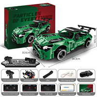 Set de Construcción de Robot a Control Remoto AMG Mercedes-Benz 2.4G, 50 Piezas, Cuatro Canales, Giroscopio de Plástico, Juguete Educativo