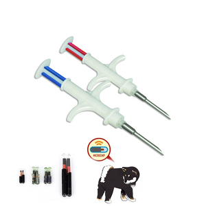 เครื่องฉีดไมโครชิป RFID ขนาด 2.12*12 มม. 1.4x8 มม. 1.25*7 มม. สำหรับสัตว์เลี้ยง - Product Image 2