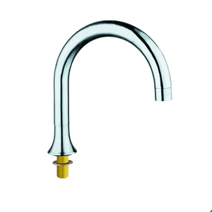 Baignoire En Laiton À Eau De Col de Cygne Ridge Robinet De Salle De Bain Sans <span class=keywords><strong>Inverseur</strong></span> D'eau <span class=keywords><strong>Bec</strong></span> Tube - Product Image 1
