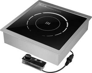 Table de cuisson à induction commerciale à brûleur plat unique intégré de 3500W avec boîtier de commande séparé pour cuisine professionnelle AM-BCD102 Demi-îlot - Product Image 3