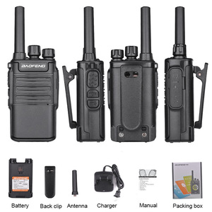 Walkie Talkie Baofeng BF-V8 con Batería de 1500mAh, Resistente al Agua IP54, Largo Alcance, Radio Bidireccional Portátil para Uso en Exteriores y Hoteles - Product Image 1