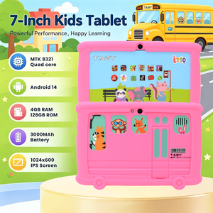 Tablet Infantil de 7 Pulgadas, 4+128GB, MTK Quad-Core, Control Parental, APP, HD, WIFI, Video, Plataforma Compatible, Certificación ROHS <span class=keywords><strong>para</strong></span> Niños - Product Image 1