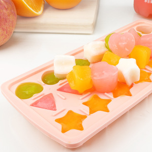 Triángulo, corazón, forma de estrella Bandeja de cubitos de hielo Lavable con agua Entrega rápida 2024 Nuevo estilo Molde de cubitos de hielo de silicona - Product Image 4