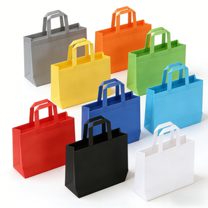 Sac fourre-tout réutilisable en tissu non tissé Greenbos avec logo personnalisé imprimé, idéal pour les <span class=keywords><strong>courses</strong></span> - Product Image 1