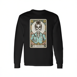 Camiseta de manga larga con diseño de esqueleto paramédico, tarot, emergencia, Ems, Emt, Er, enfermera - Product Image 2