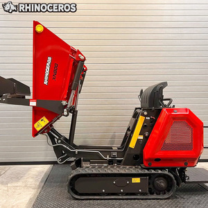 Mini-dumper chenillé hydraulique Rhinoceros 800 kg <span class=keywords><strong>à</strong></span> benne basculante haute avec moteur diesel <span class=keywords><strong>Kubota</strong></span> pour la construction et l'agriculture |   XN800 - Product Image 4