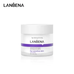 Lanbana خطوط تغذي وتغذي تفتيح الخطوط الدقيقة للوجه بطيف واسع Spf 35 من كريم الليل المجدد 30 جم