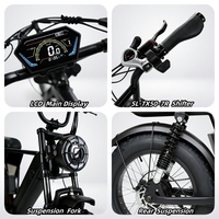 Vélo de montagne électrique de 20 pouces avec batterie haute capacité