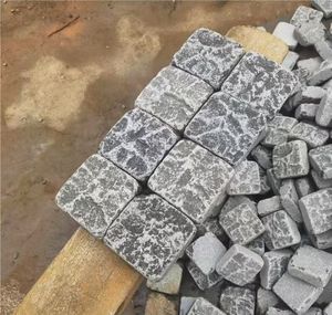 Cubes de granit <span class=keywords><strong>gris</strong></span> <span class=keywords><strong>foncé</strong></span>, pavés, pavés - Product Image 6