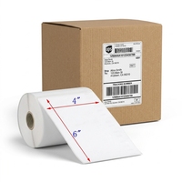 Etiquetas Térmicas de Envío 4x6, 500 Unidades, Papel Adhesivo Térmico Directo para Logística, Etiquetas de Dirección Impermeables para Embalaje de eBay