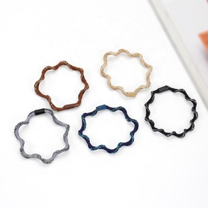 Coleteros de Pelo con Purpurina Coreanos con Logotipo Personalizado, Coleteros para Cola de Caballo, Coleteros para Mujer, Venta de Existencias <span class=keywords><strong>2026</strong></span> - Product Image 3