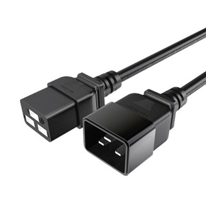 Cable de alimentación Iec C19 a C20, cable de grado industrial de alta potencia de 3 núcleos y 2,5 mm con conector de bloqueo para equipos de servidor - Product Image 5