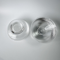 Lentille optique PMMA COB LED 75 mm 50 degrés pour éclairage PAR haute puissance, projecteur de scène, éclairage sur rail, projecteur