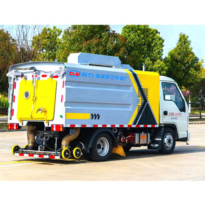 รถกวาดถนน Foton 4x2 พร้อมเครื่องทำความสะอาดพื้นผิวถนนแบบแรงดันสูงและเครื่องดูดฝุ่นสำหรับกวาดถนนในเขตเมือง - Product Image 6