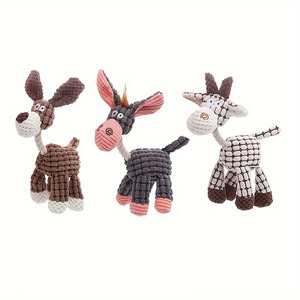 <span class=keywords><strong>Jouet</strong></span> <span class=keywords><strong>pour</strong></span> <span class=keywords><strong>chien</strong></span> en peluche Playpal, âne amusant en forme d'âne, résistant aux morsures et aux grincements de dents, avec <span class=keywords><strong>son</strong></span> BB - Product Image 1