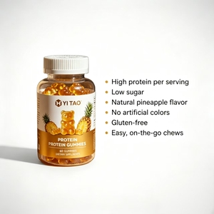 OEM/ODM Premium Sugar-Free <b>Protein</b> Gummies with Rich BCAA Ingredients, Improve Muscle Elasticity & Promote Muscle Development - Product Image 2