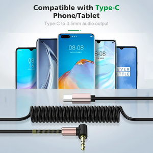 USB C a 3,5mm Audio Aux <span class=keywords><strong>Jack</strong></span> <span class=keywords><strong>Cable</strong></span> 1,5 m Tipo C a 3,5mm Auriculares <span class=keywords><strong>Jack</strong></span> Hi-Fi Calidad de sonido Adaptador de auriculares para estéreo de coche - Product Image 3