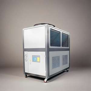 50吨高效自动节能工业螺杆式冷水机组用于型材吹塑热回收 - Product Image 1