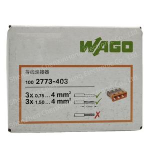 Wagos 2773 403ขั้วต่อสายแบบเร็ว2773-403 0.75mm2สีส้มใสไปยัง<span class=keywords><strong>4mm2</strong></span> wagos ขั้วต่อสายไฟแบบเร็ว2773-403 - Product Image 6