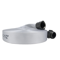 Tuyau d'incendie plat flexible en PVC NST/NPT/NH/BST avec raccords NH, accessoire d'équipement de lutte contre l'incendie
