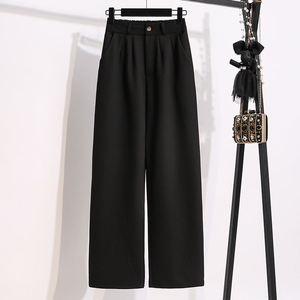 <span class=keywords><strong>Pantaloni</strong></span> Larghi Casual da Donna <span class=keywords><strong>in</strong></span> Lana XL, Modello a Sigaretta a Tre Quarti, Stile Harem <span class=keywords><strong>in</strong></span> Seta con <span class=keywords><strong>Elastico</strong></span> <span class=keywords><strong>in</strong></span> <span class=keywords><strong>Vita</strong></span>, Decorazione per Ufficio, Estivi, Fornitura ODM - Product Image 2
