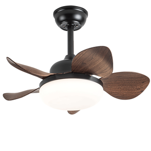 Ventilateur de plafond minimaliste à moteur DC de 26 pouces avec 5 pales, télécommande, purification de l'air, fonctionnement silencieux de 30 à 34 dB pour les chambres à coucher - Product Image 1