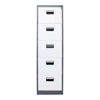 Solución de Almacenamiento para Oficina que Ahorra Espacio, Archivador Metálico, Gabinete Vertical de Acero con Cajones para Archivos