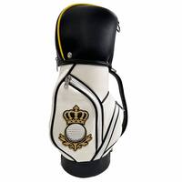 Sac isotherme de golf Cool Caddy en cuir, 20L, en forme de sac de golf, pour chariot et parcours