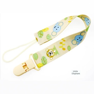 Chaîne de <span class=keywords><strong>sucette</strong></span> en matériau PC pour bébé, sangle anti-chute avec motif uni - Product Image 2