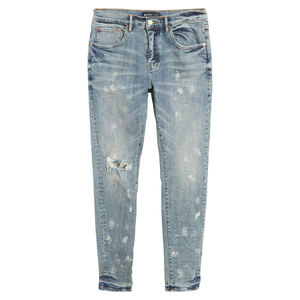 Les détails de blanchiment lavés à l'acide et les légères déchirures confèrent un style décontracté à ce jean skinny fabriqué à partir de jeans en <span class=keywords><strong>denim</strong></span> extensibles - Product Image 3