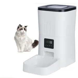 Herstellung Smart Edelstahl Pet Bowls Feeder Dual Power Supply Abnehmbare 4l automatische Tiernahrung Pet Bowls & Feeder