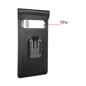 Support de téléphone portable étanche en TPU pour <span class=keywords><strong>vélo</strong></span> et moto, sac de fixation sur guidon pour smartphone de 6,5 pouces - Product Image 2