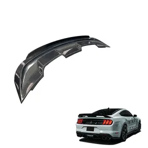 Автомобильные наружные аксессуары заднее крыло 15-21 Mustang GT500 спойлер заднего багажника из углеродного волокна для Ford Mustang задний спойлер