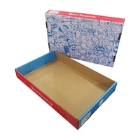 Plateau en carton recyclable Plateaux d'expédition de boissons empilables Plateaux d'affichage de boissons personnalisés pour la vente au détail